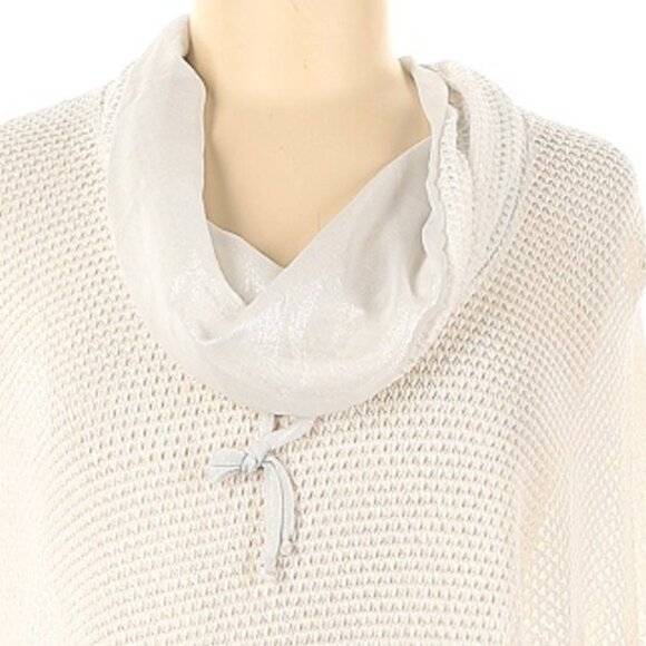 New With Tags White summer Poncho by Lola & Sophie M - Picture 2 of 2
